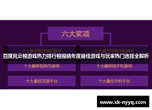 百度风云榜游戏热力排行榜揭晓年度最佳游戏与玩家热门选择全解析